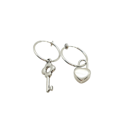 earrings key and lock2